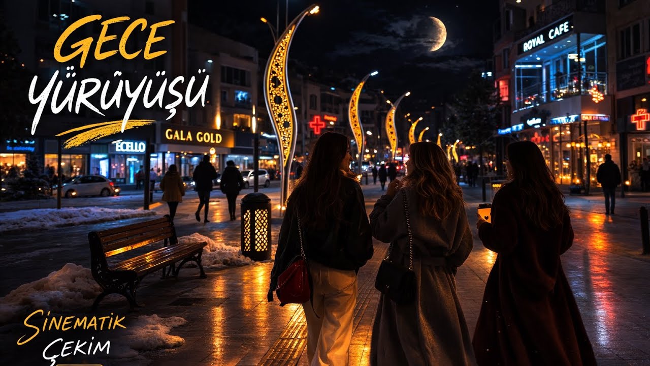 Şehrin Gece Hali | 4K Sinematik Görüntüler