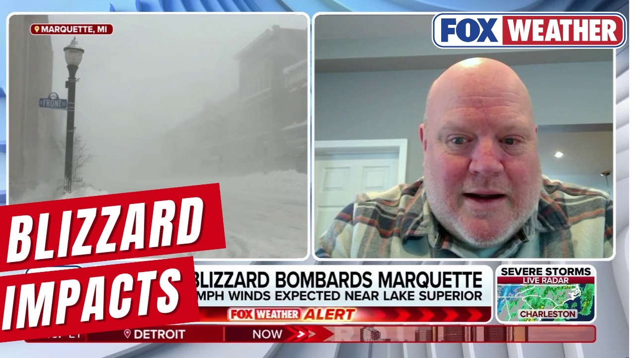 Mayor Of Hard-Hit Michigan City Talks About Ongoing Blizzard
