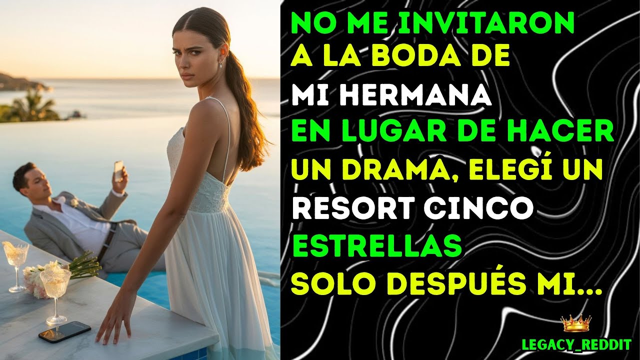 No me invitaron a la boda de mi hermana. En lugar de hacer un drama,elegí un resort cinco estrellas.