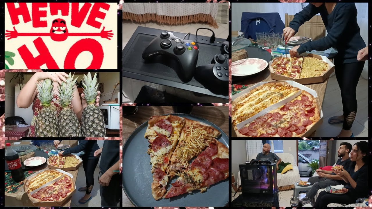 Vlog Sexta feira de jogos e pizza 🍕 muita chuva, ❤️