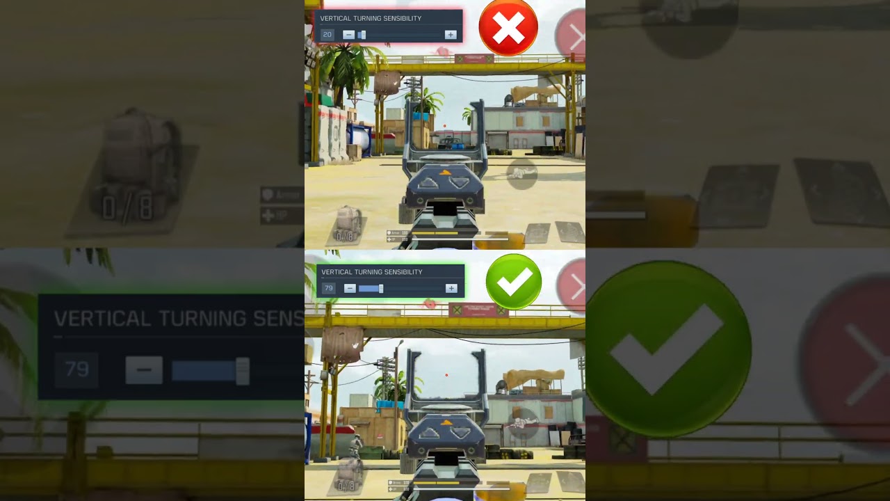 Vertical Turning Sensitivity Settings CODM BR💯🔥Codmobile🤕CODM Pro Setting #shorts #codmbr #codm #ff