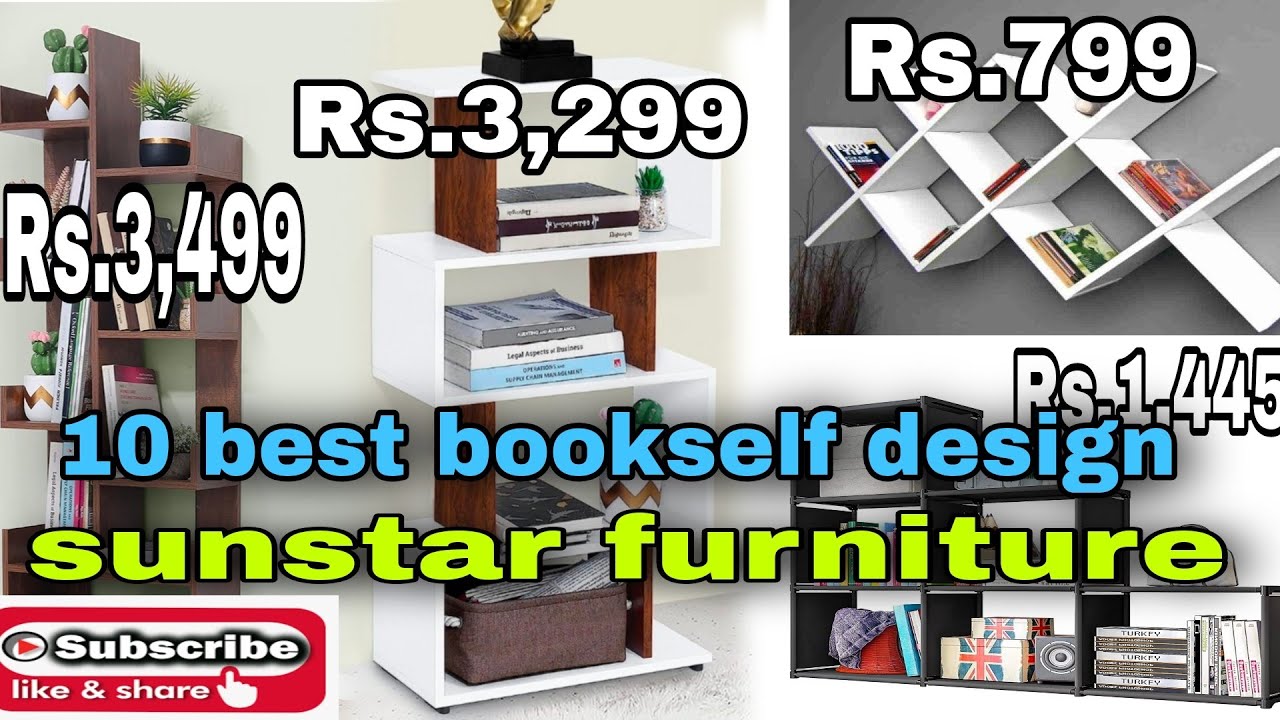 best 10 bookself|bookself modern|2023 bookself| my youtube chennel sunstar funiture