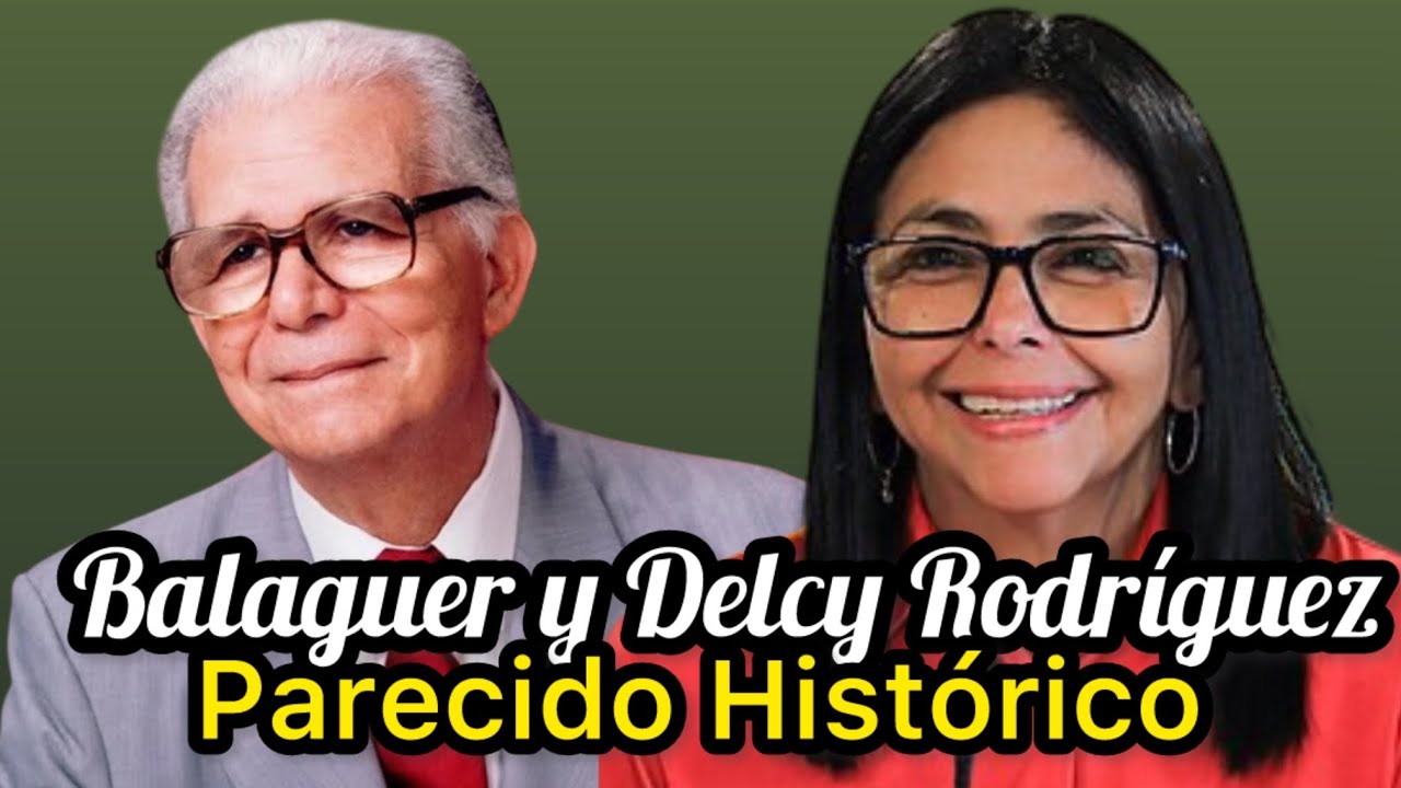 Balaguer y Delcy Rodríguez: Parecido Histórico | Periodismo con Alejandro 