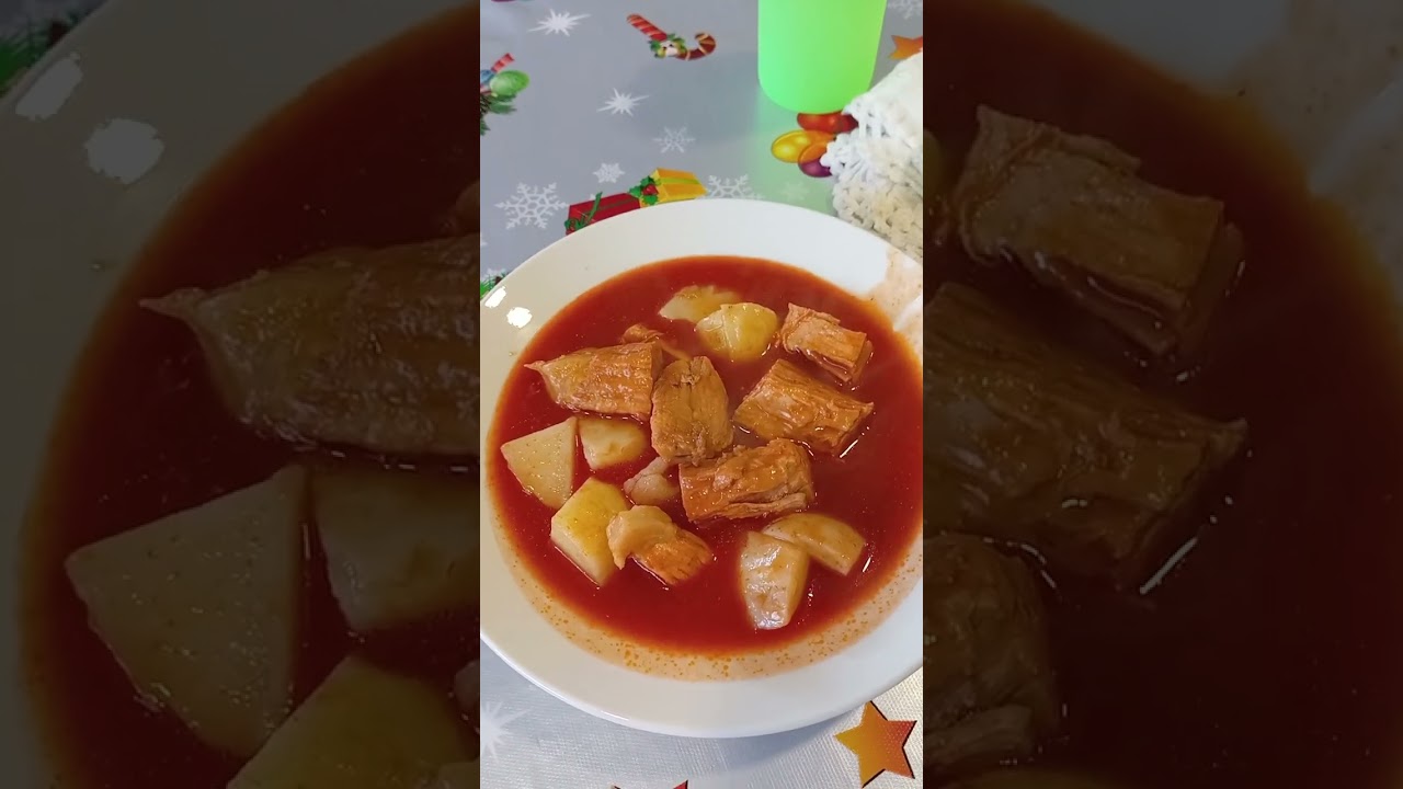 Un rico mole con papas 😋 y gracias por acompañarme 🙏🏼👍🏼