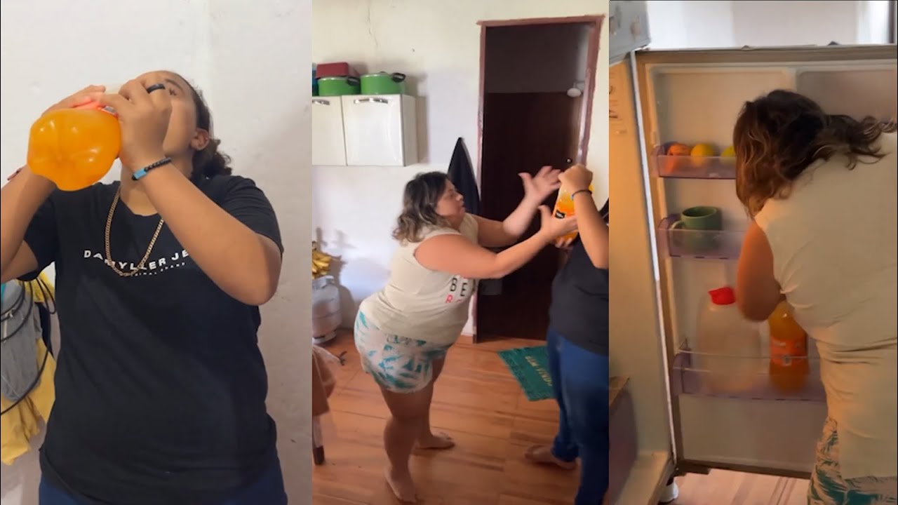 MARI BEBE SUCO ESCONDIDO NA CASA DE PAULINHA - Stories do Luelves