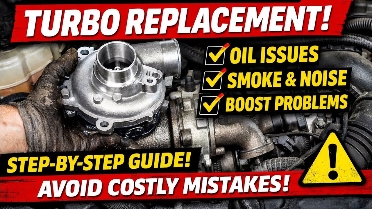 Замена турбокомпрессора Ford TDCi: пошаговое руководство (избегайте распространенных ошибок при е...
