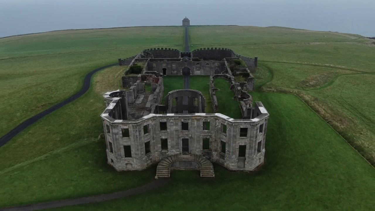 MUSSENDEN TEMPLE AND DOWNHILL DEMESNE CASTLEROCK  NORTHERN IRELAND