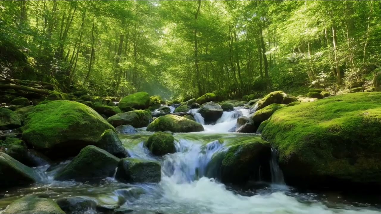 Relaxing Waterfall Sounds: Calm Your Mind & Body || Peaceful nature water sounds