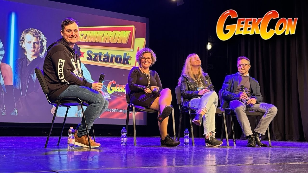 Szinkron Sztárok | Zsigmond Tamara | Molnár Ilona | Moser Károly | GeekCon 2023!