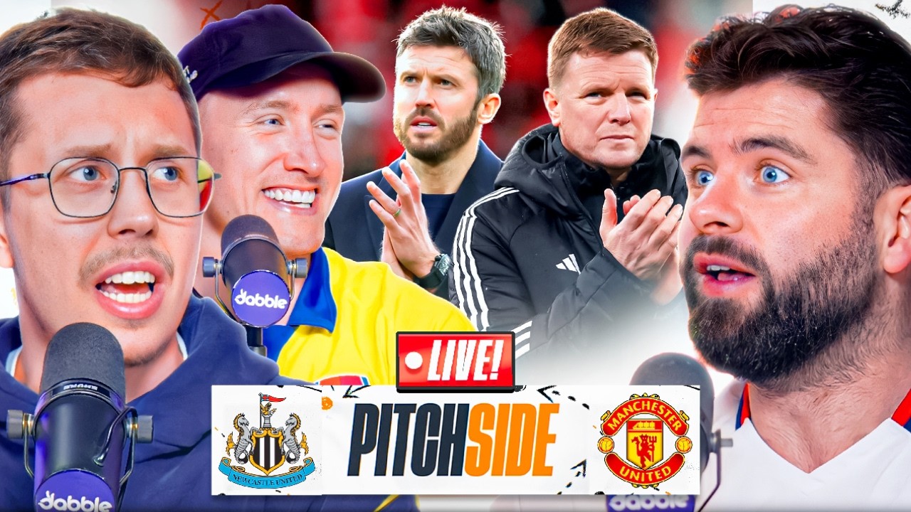 Newcastle v Man Utd I Pitch Side LIVE