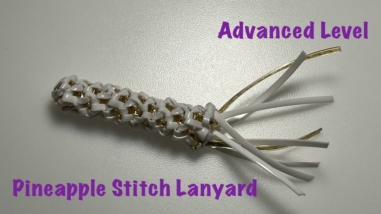 How to Make the Pineapple Stitch Lanyard | littlechungussss