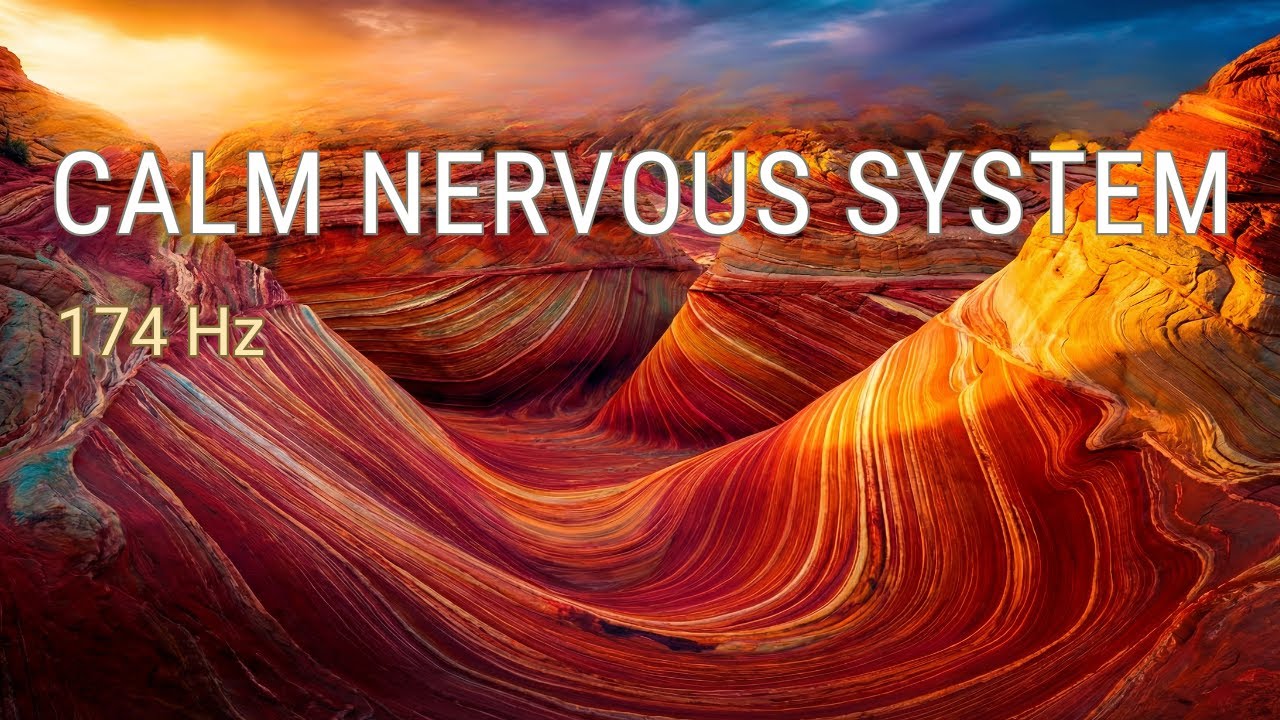 174 Hz Pain Relief Meditation Music | Calm Nervous System & Release Stress
