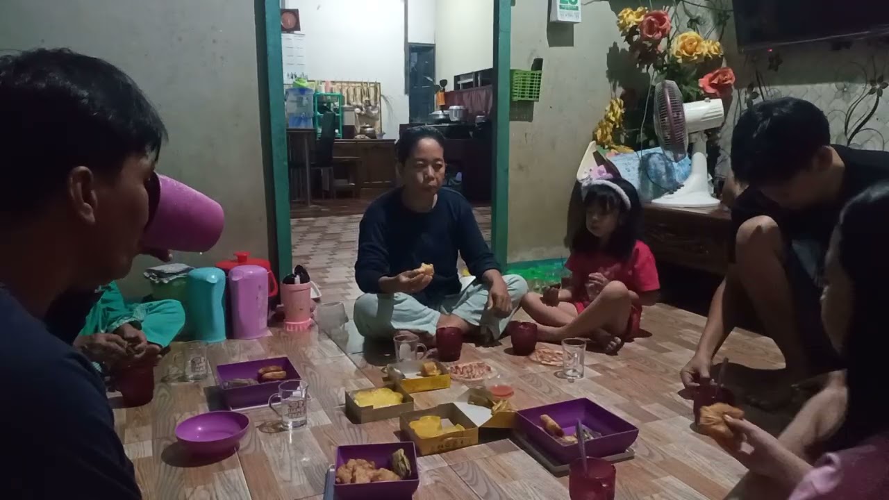 Buka puasa bersama mertuwa di rumah 