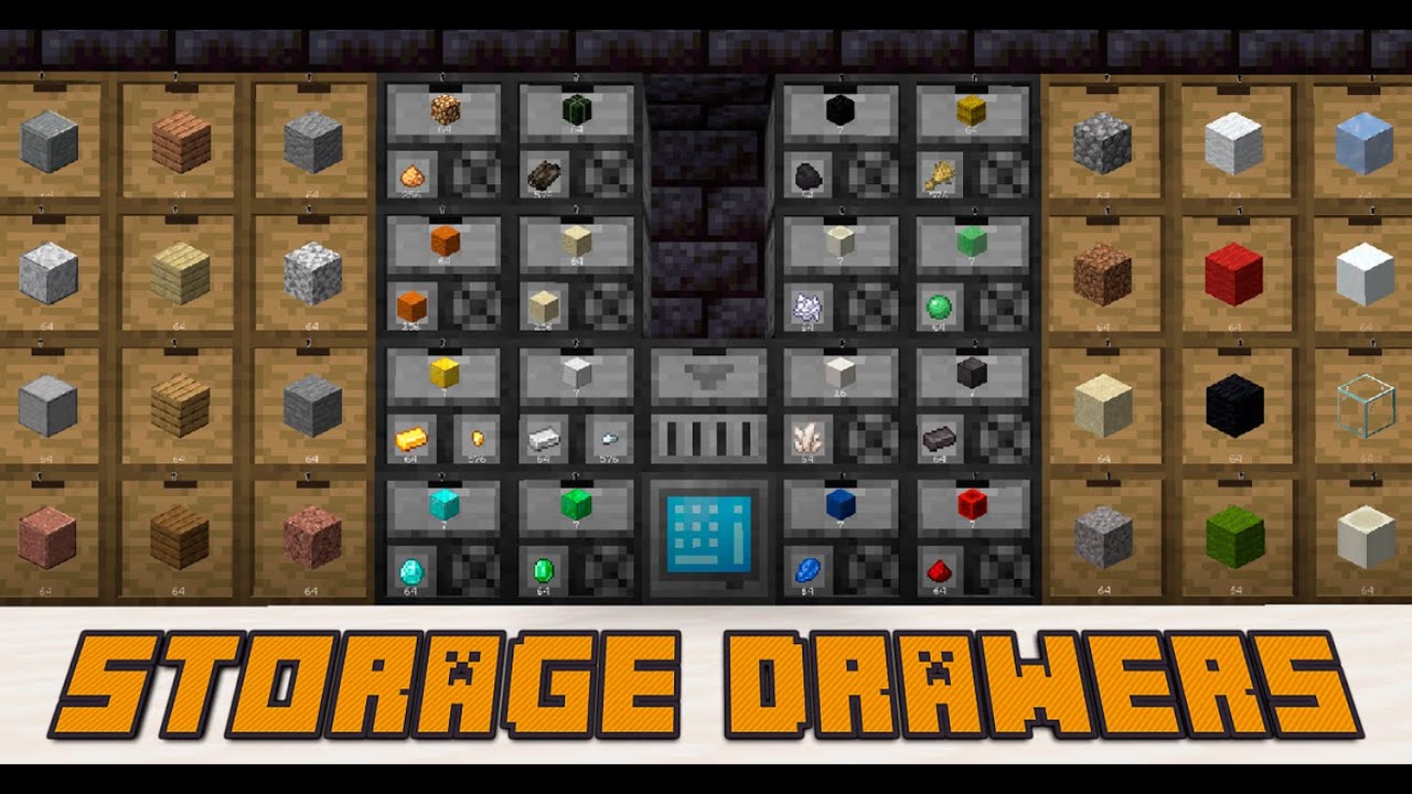 📦STORAGE DRAWERS 1.16.5/1.18.2  (GUIA COMPLETA): CONSTRUYE UN ALMACÉN AUTOMÁTICO