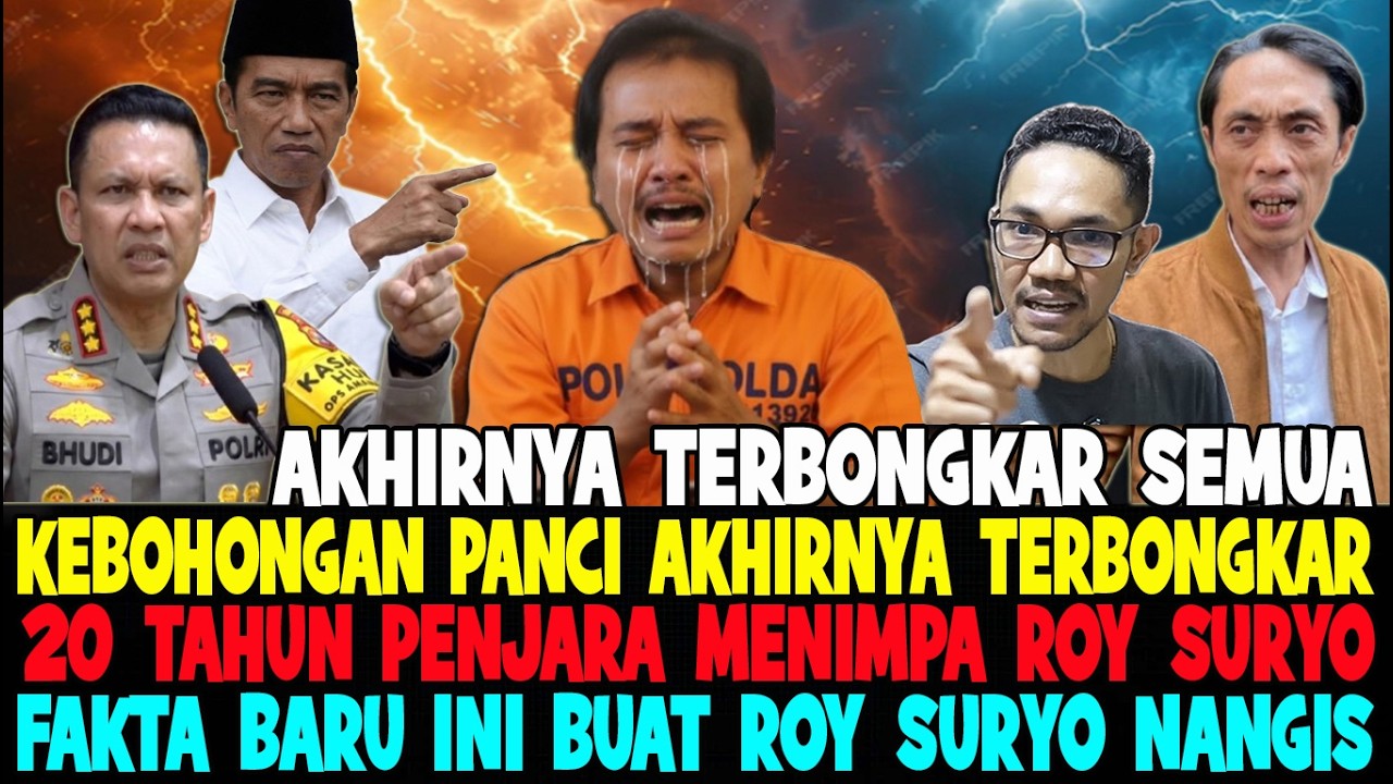 KEBOHONGAN ROY SURYO TERBONGKAR SEMUA..!! TERNYATA ROY SURYO SUDAH TAHU IJAZAH JOKOWI ASLI 😱