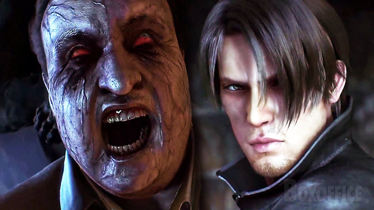 Nadie mata zombies como Leon Kennedy | Resident Evil - Infierno | Clip en Español