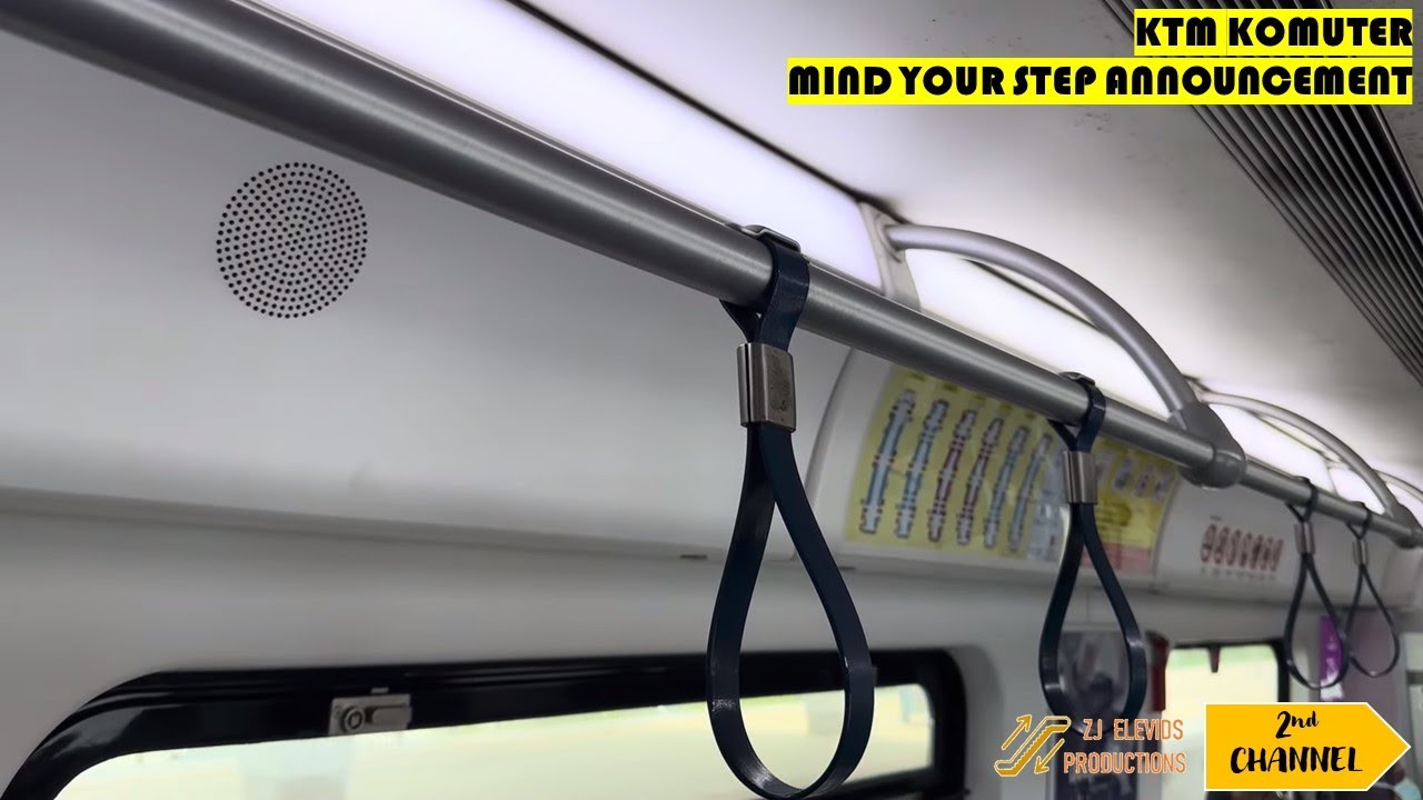 【KTMB Komuter】Mind your steps announcement played on Class 92 trains.