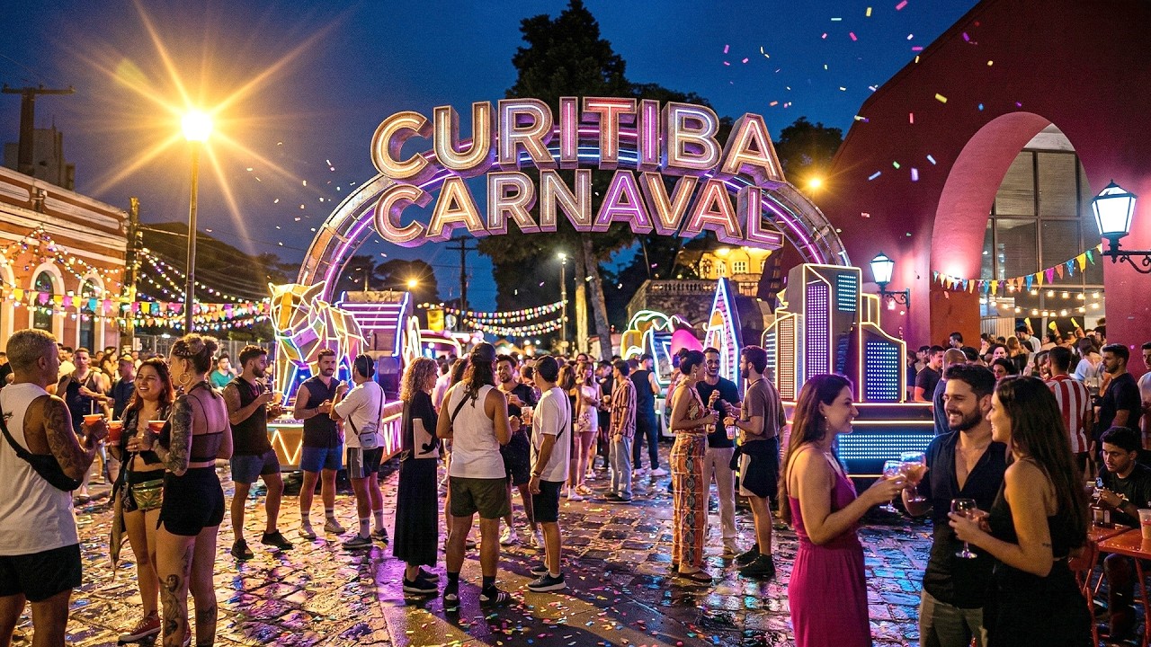 Carnival Night in Curitiba 🎭 | A Different Kind of Carnival