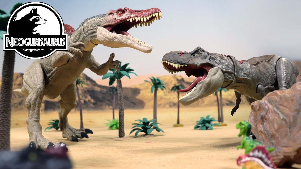 Spinosaurus vs Tyrannosaurus Battle of giants!