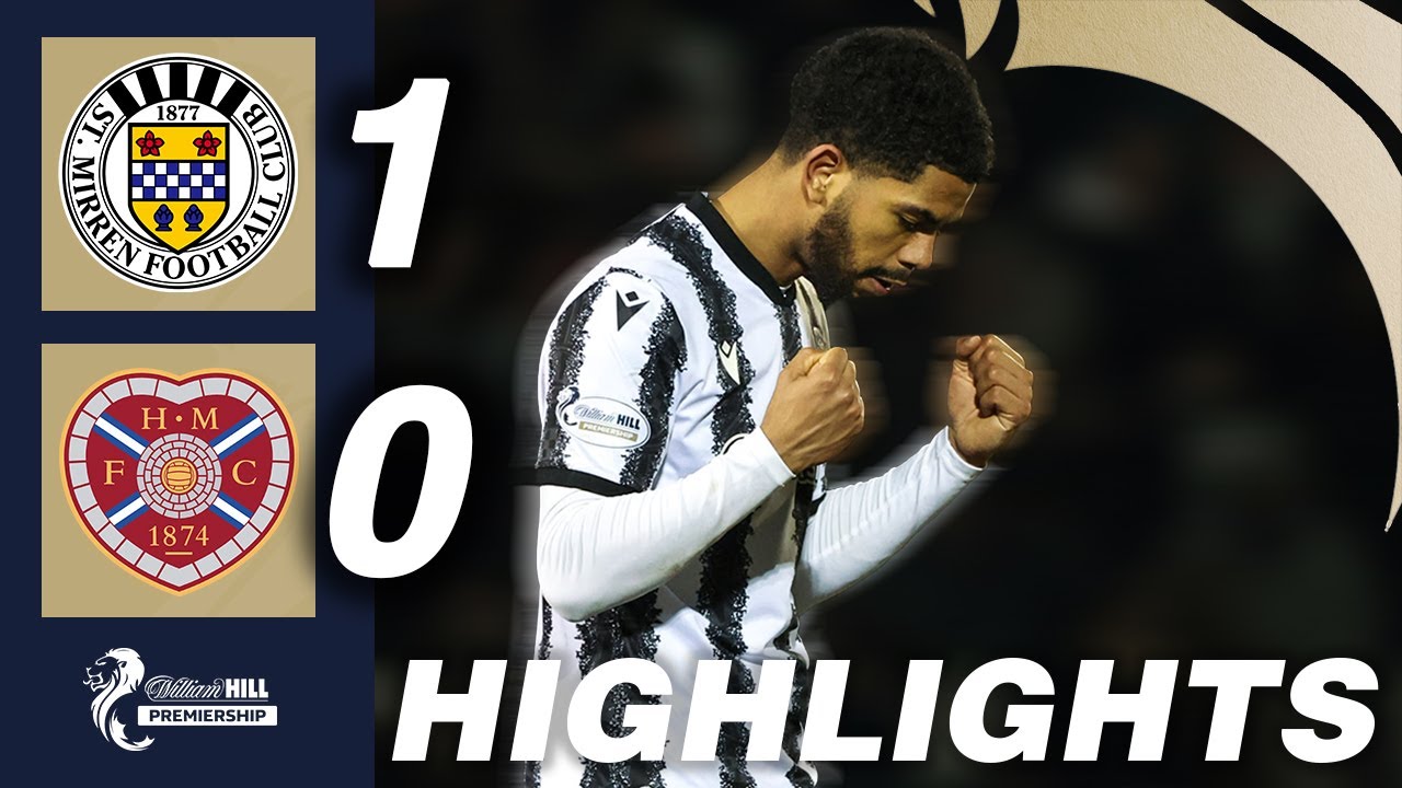 St. Mirren 1-0 Heart of Midlothian | HIGHLIGHTS | William Hill Premiership