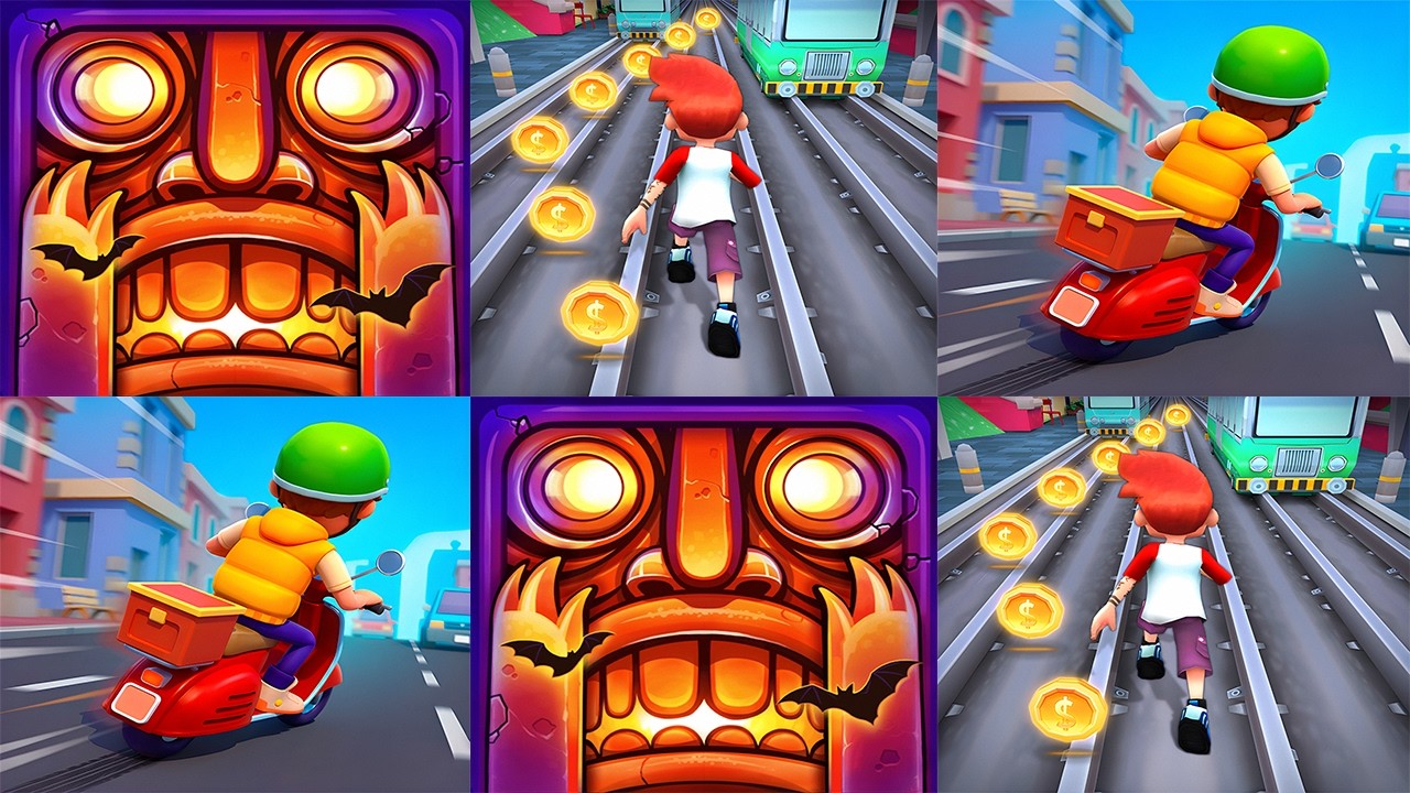 Temple Run 2 VS Paper Boy Race VS Subway Bus Rush Runner _ New #2026 Update _ Android GamePlay