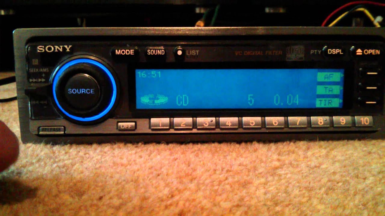 Sony CDX-C90R CD Head Unit