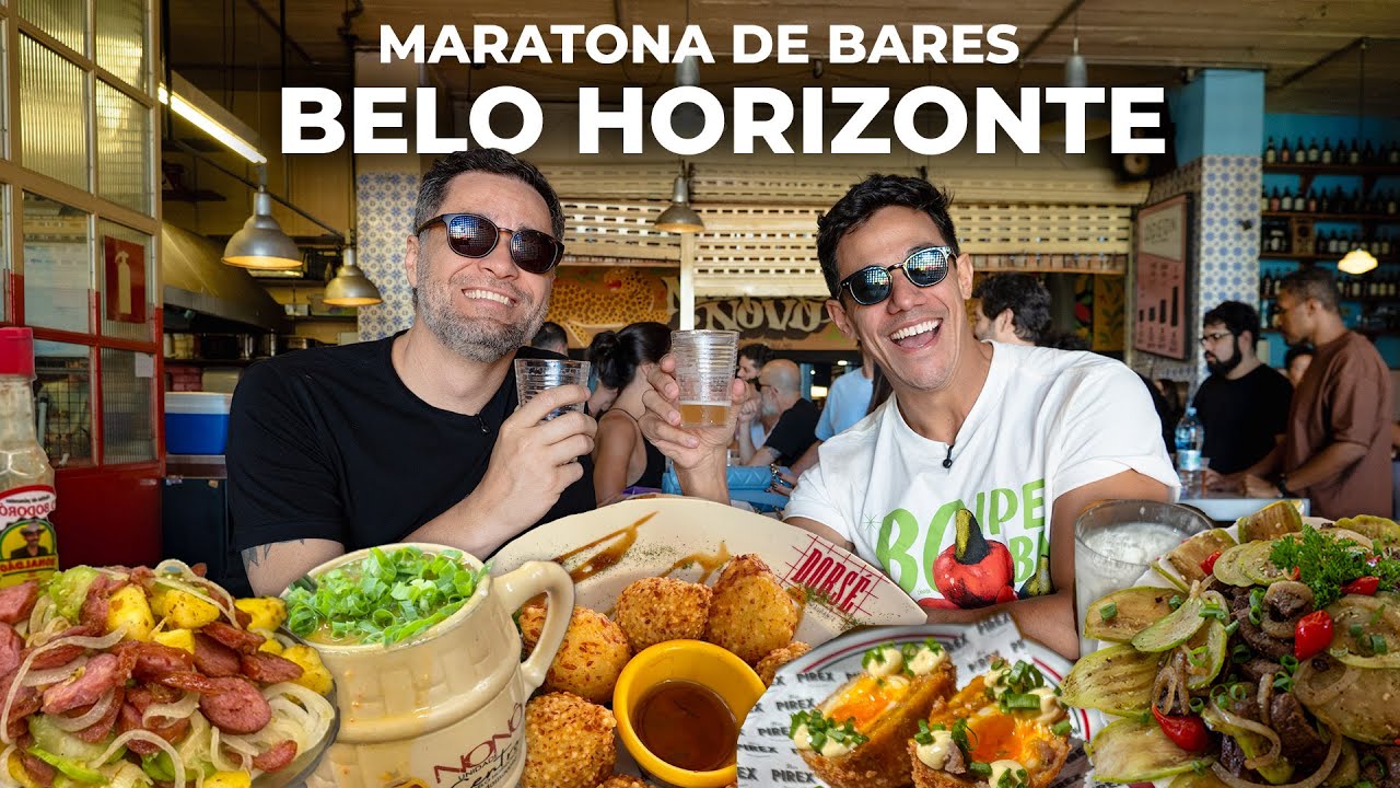 MARATONA DE BARES EM BELO HORIZONTE - as melhores bebidas e comidas da cidade!