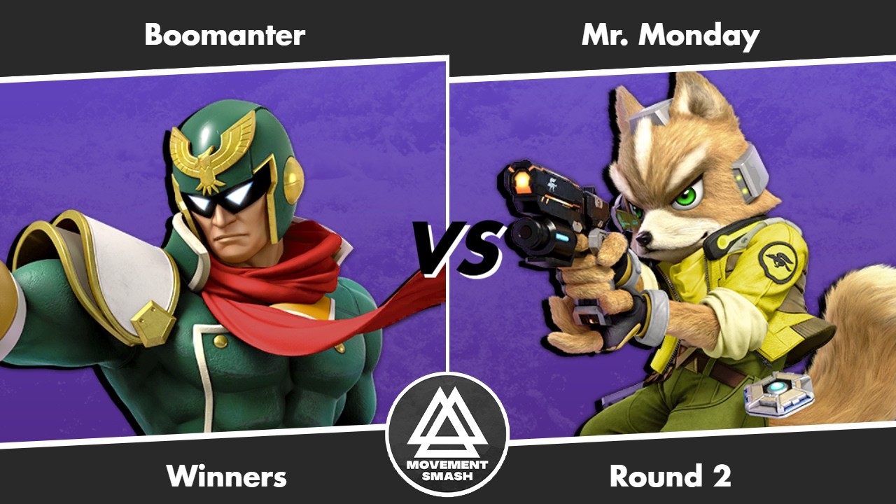 Movement Smash # 257: Boomanter (C. Falcon) vs Mr. Monday (Fox)