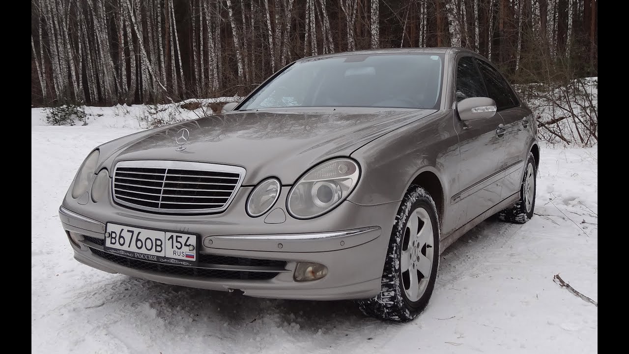 Тест - Обзор Mercedes-Benz E-class w211 E240 Avantgard