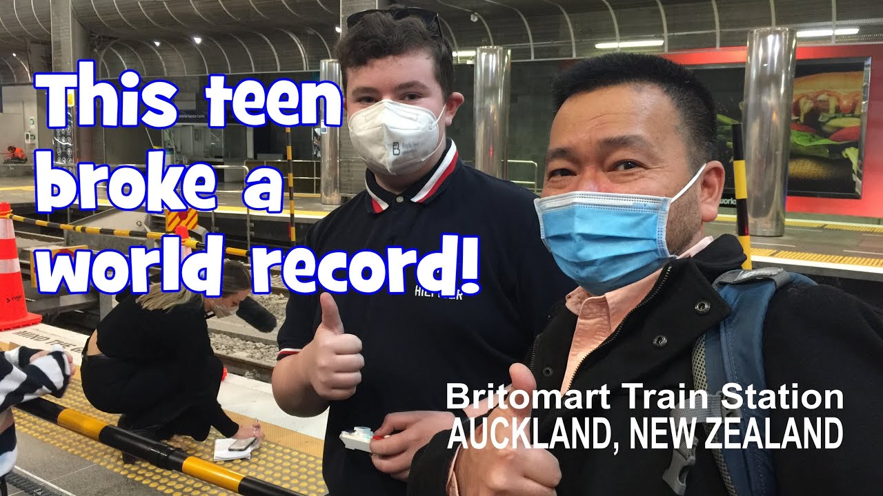 This Teen Broke a World Record! | Britomart Train Station, New Zealand