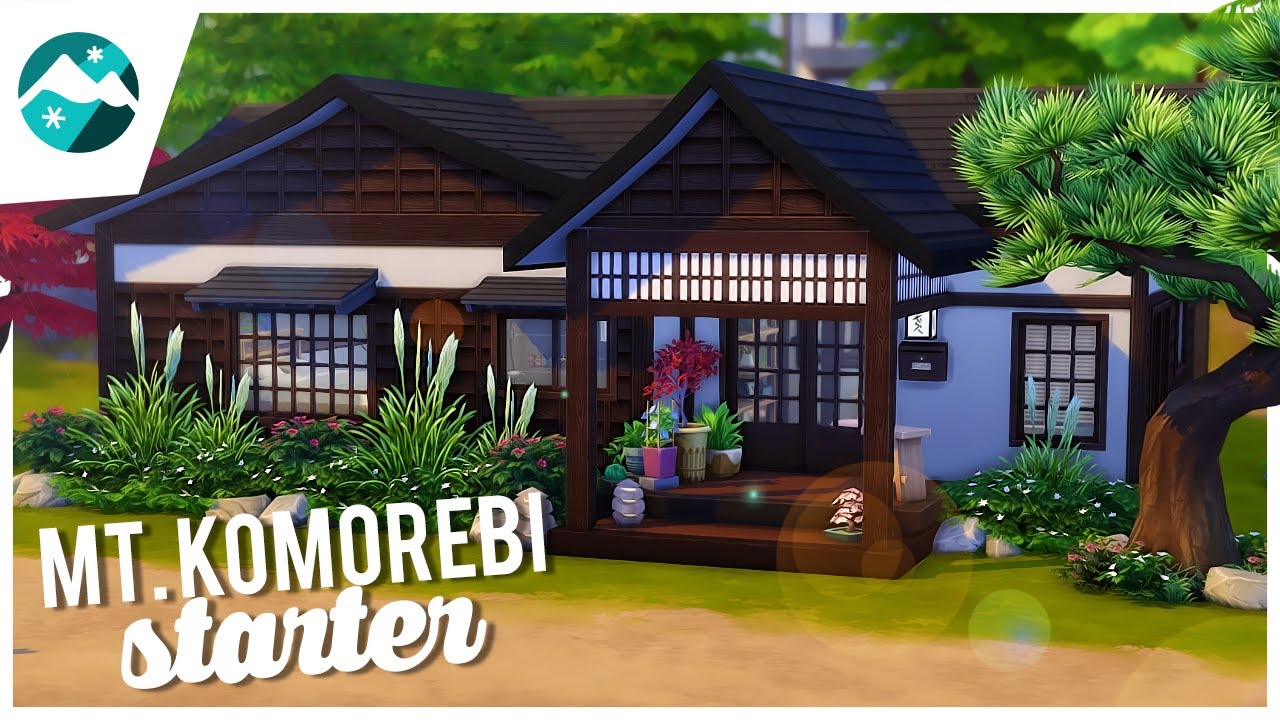Mt. Komorebi Starter Home | The Sims 4 Speed Build - Snowy Escape