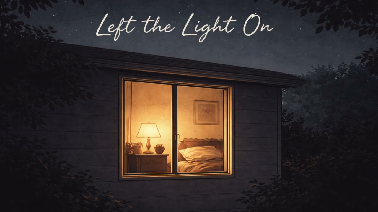 Left the Light On – emotional lo-fi song for late nights