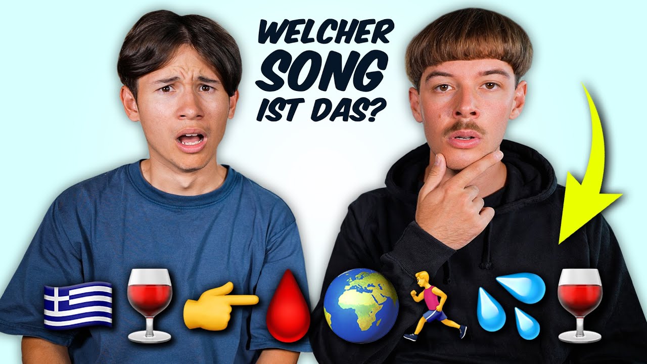 DEUTSCHE Songs an Emojis ERRATEN (Cro, Rin, etc.)