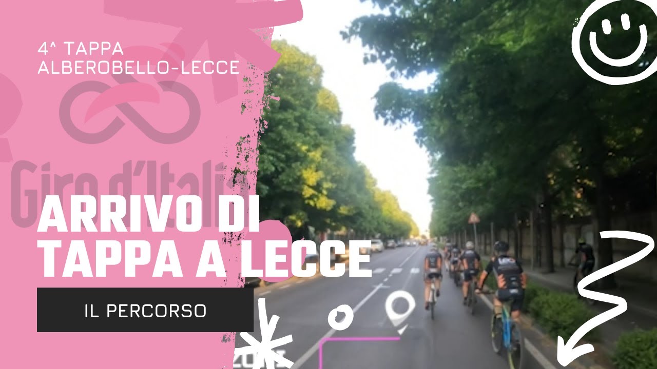 GIRO D'ITALIA 2025 - 4^ TAPPA LECCE-ALBEROBELLO - Il circuito cittadino all'arrivo di tappa di Lecce