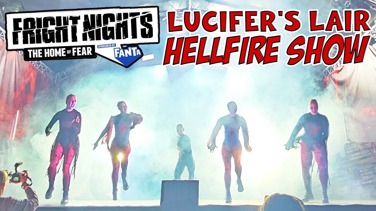 FRIGHT NIGHTS HellFire Show Thorpe Park (Oct 2024) [4K]