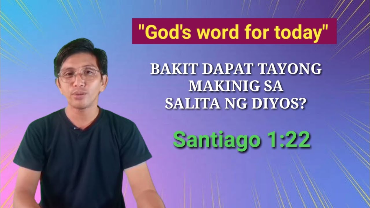 BAKIT DAPAT TAYONG MAKINIG SA SALITA NG DIYOS? 