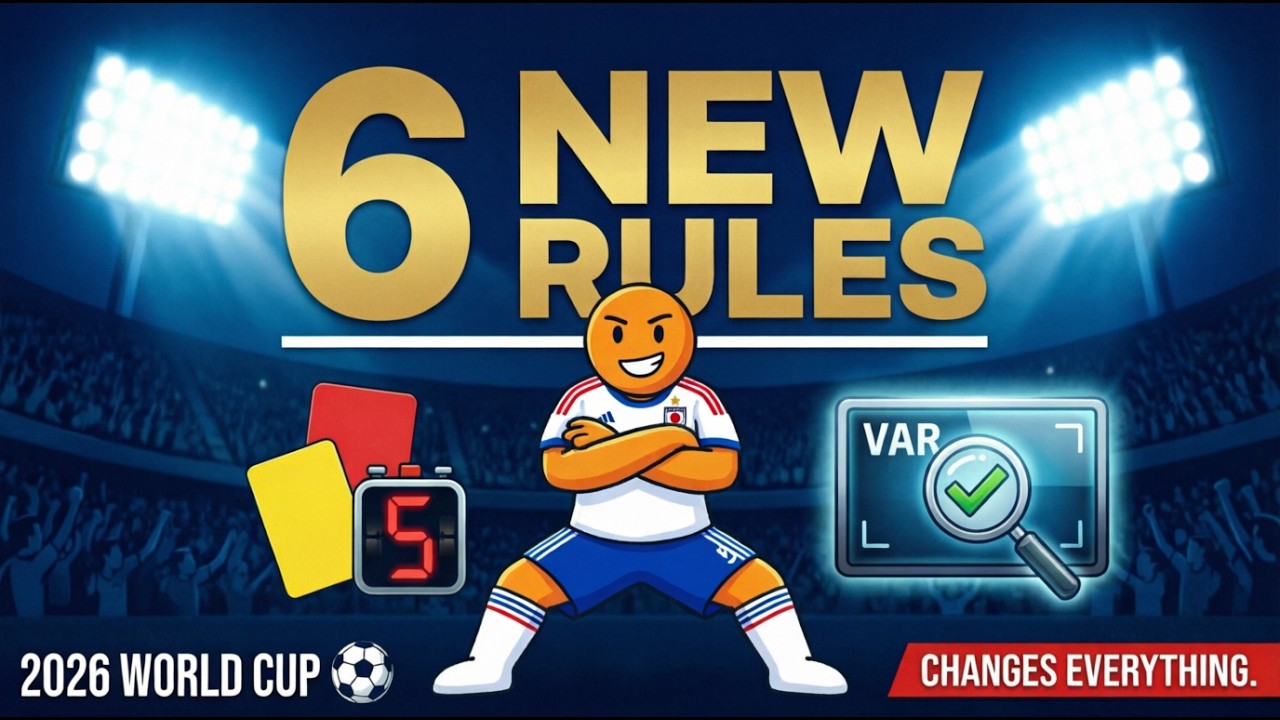 6 New Football Rules for the 2026 World Cup &mdash; Explained Simply