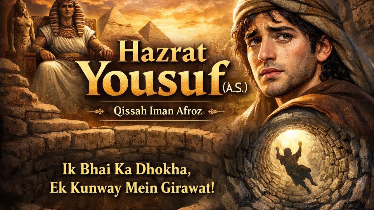 Hazrat Yusuf (A.S.)'s Hairat English Story - Message of Patience and Test!