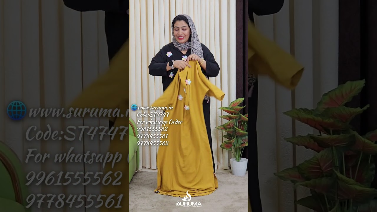 ST4747- CASUAL WEAR IMPORTED FABRIC KAFTHAN TYPE LONG TOP.