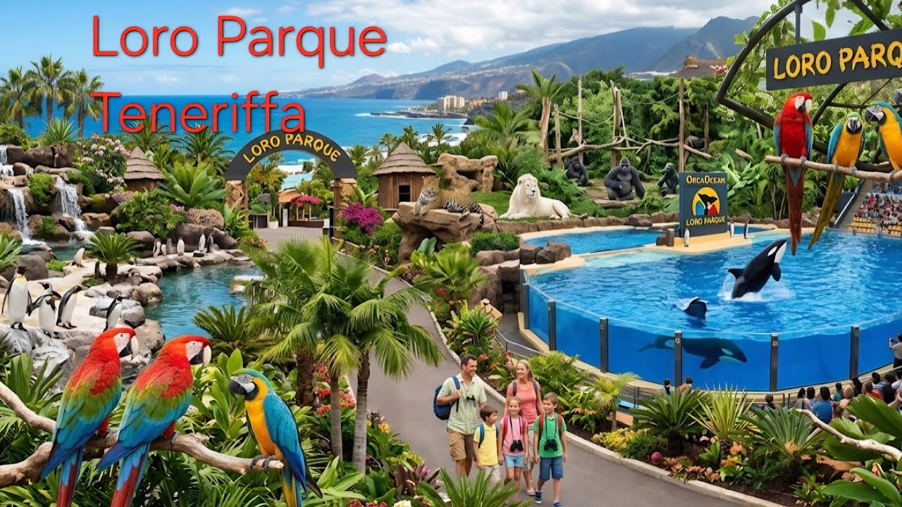 Loro Parque: Entdeckt das Paradies auf den Kanarischen Inseln#4Kvideo