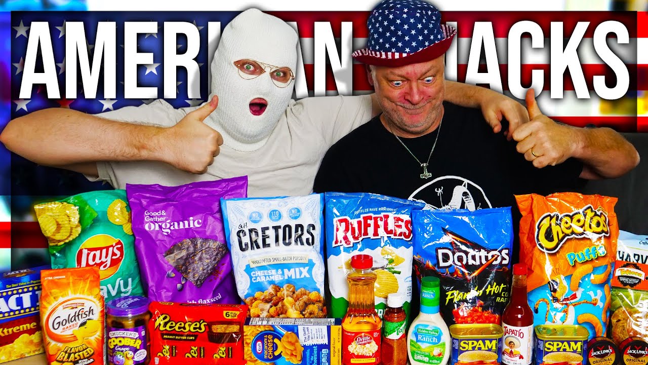 ANOMALY TRIES AMERICAN FOOD AND SNACKS