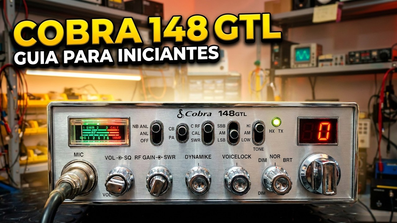 PXJF - PARA INICIANTES: COBRA 148 GTL - REVIEW NOVATOS
