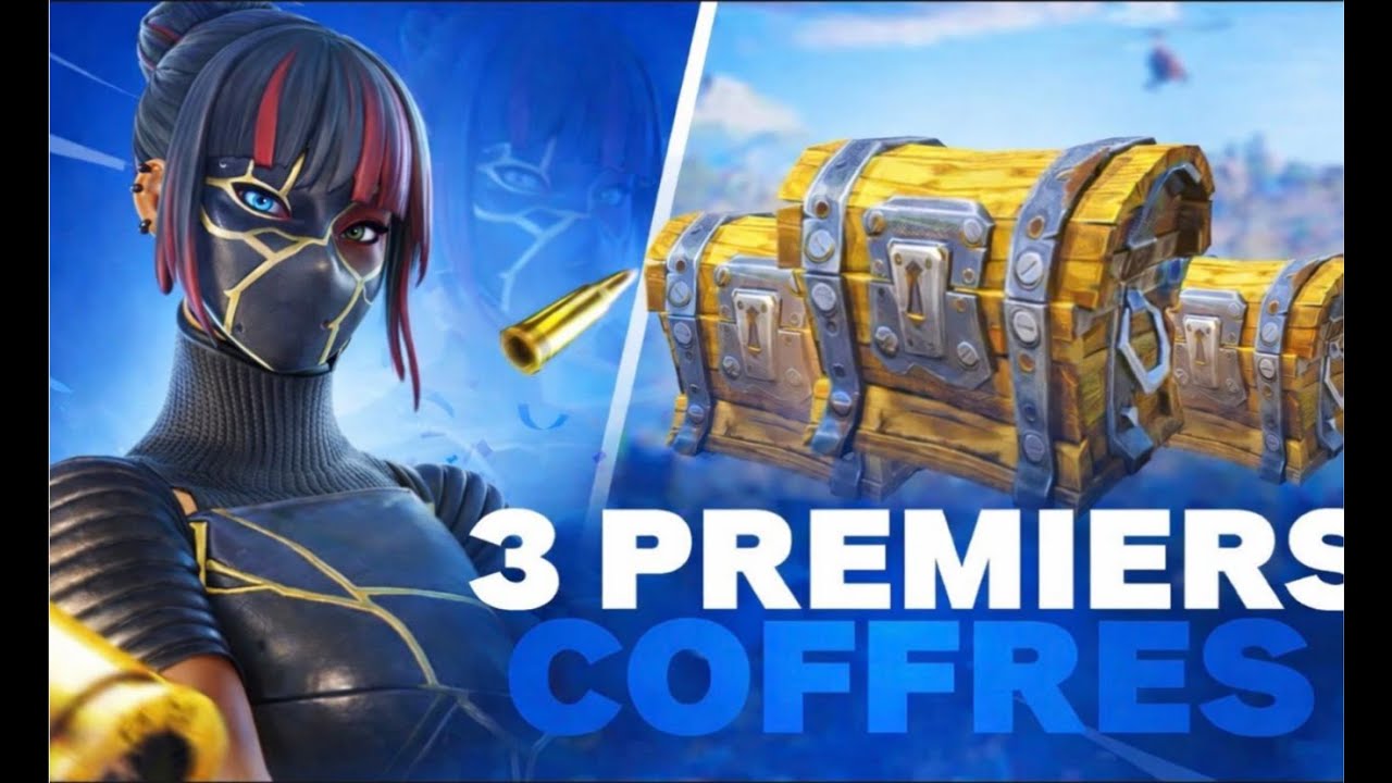 TOP1 avec les trois premier coffre que j'ouvre #fortnite #battleroyalegame #fortnitegameplay