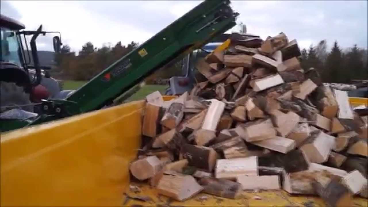 Posch S-360 Firewood Processor Unedited Machinery Demo
