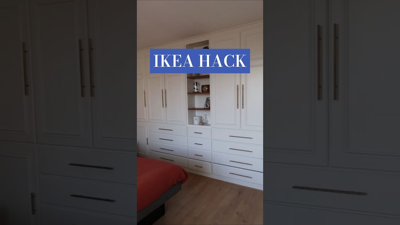 DIY built-in wardrobe - IKEA PAX HACK ✨️