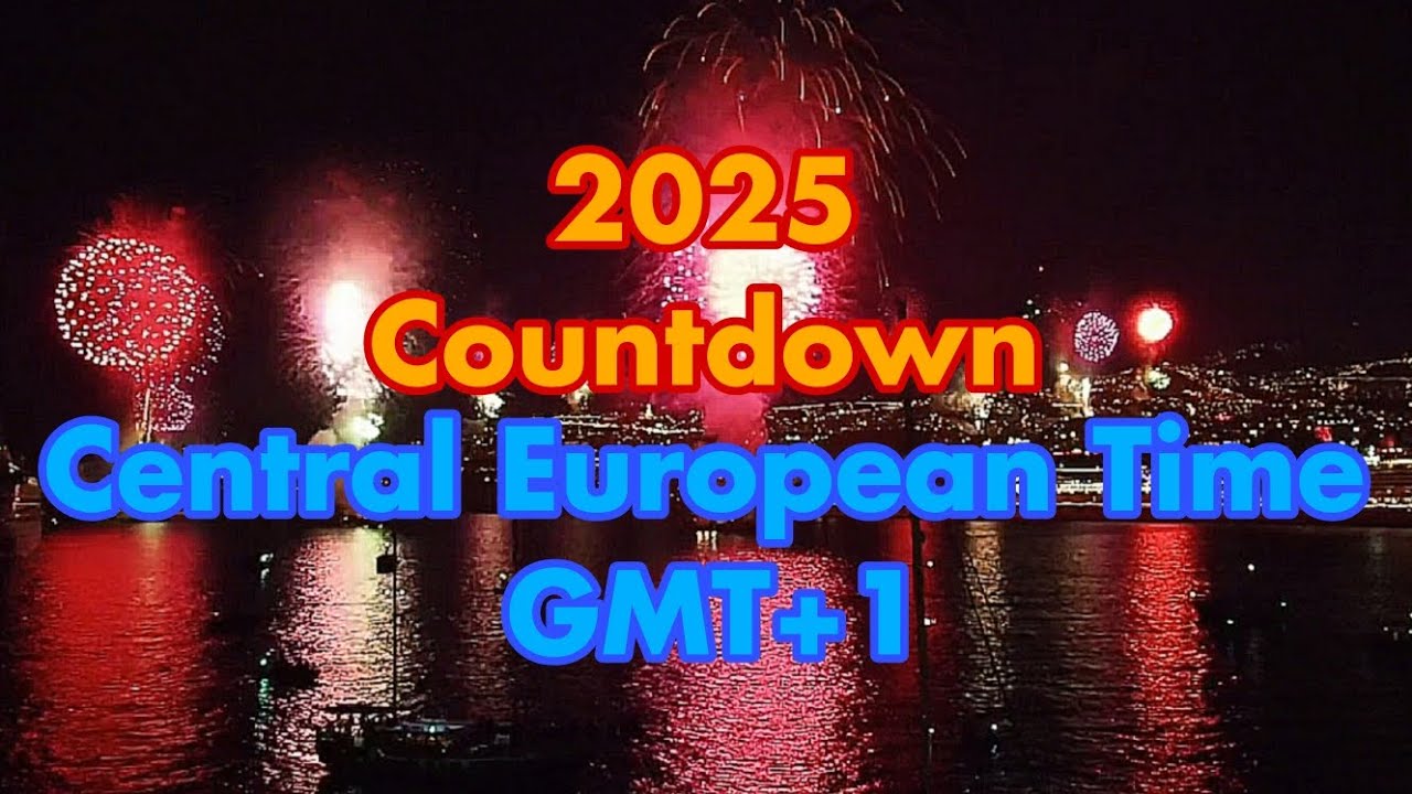 🎆 New Year 2025 Countdown Central European Time (CET) GMT+1 Timezone! 🎉 Last 10 Minutes!