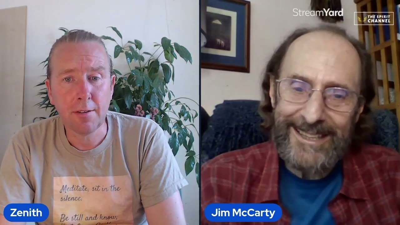 With Jim McCarty - Ra contact scribe, Q'uo channeler and L/L Research president