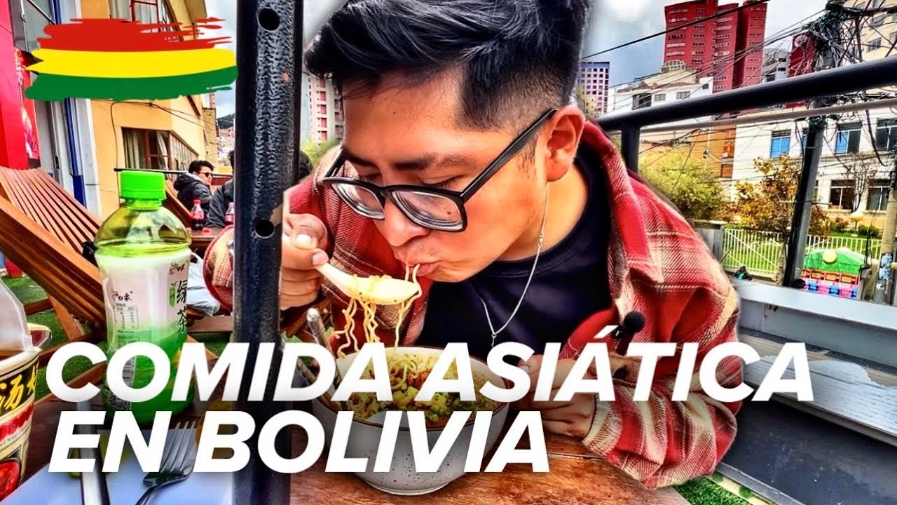PROBANDO comida ASI&Aacute;TICA en BOLIVIA &iquest;Que tal es? con @OneStees 🍜🇧🇴