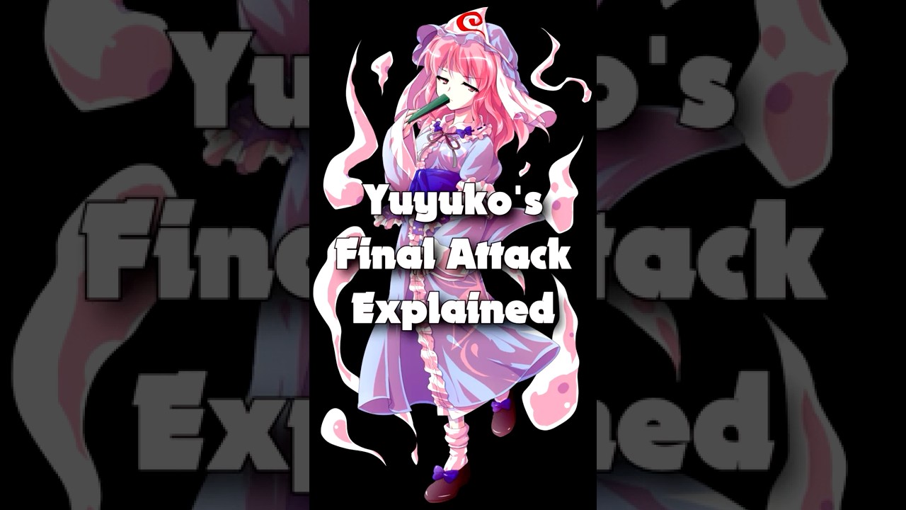 Yuyuko's Final Attack Explained (Touhou Bytes) #Shorts