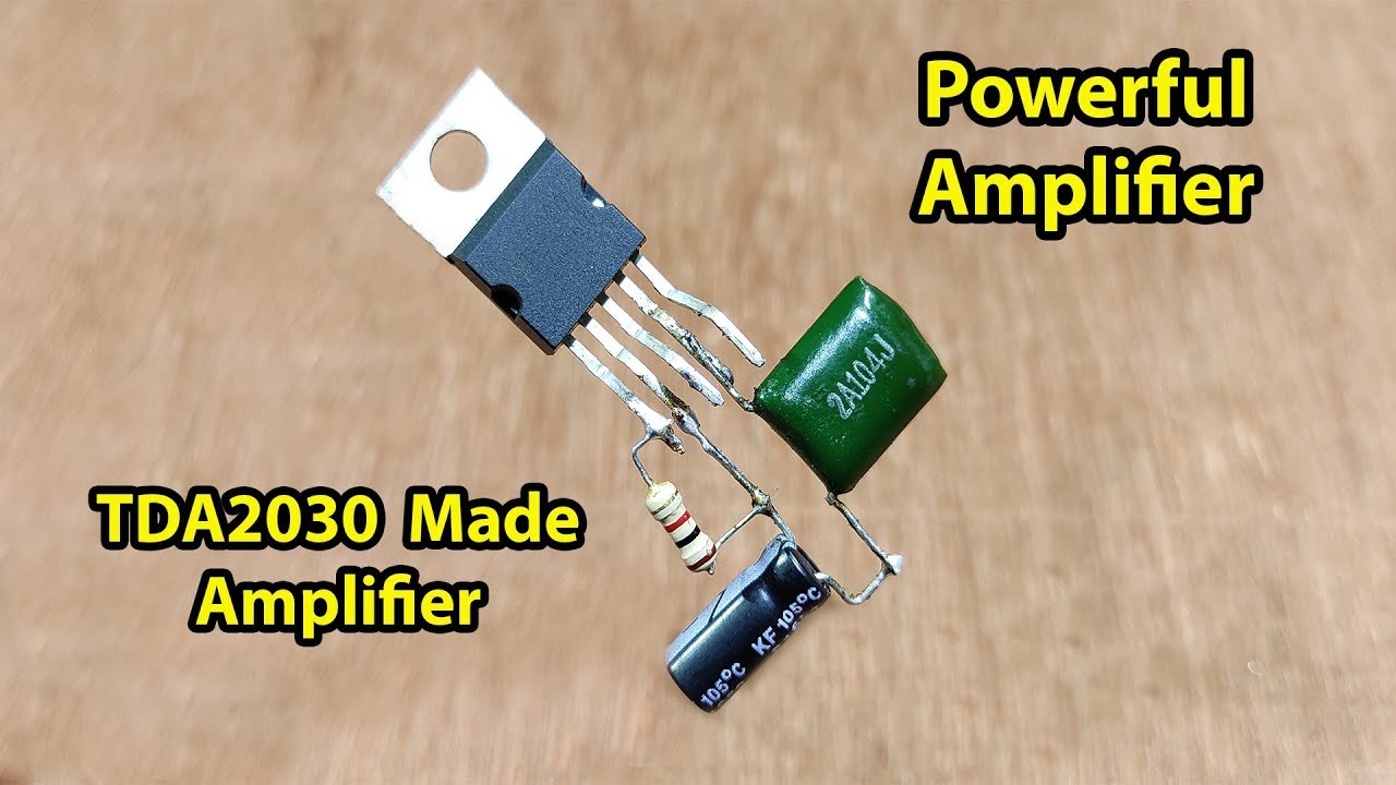 How To Make Powerful Amplifier Circuit Using TDA2030 - Dual Power Supply